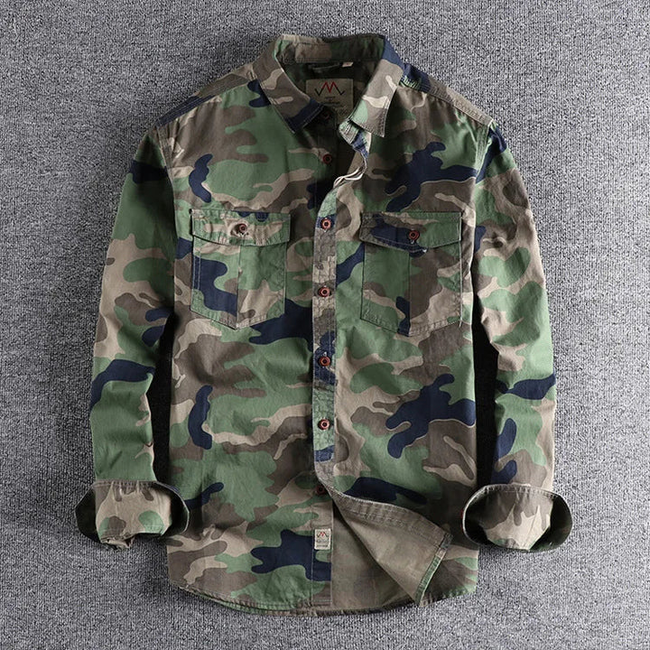 Corvin - Camisa de camuflaje premium