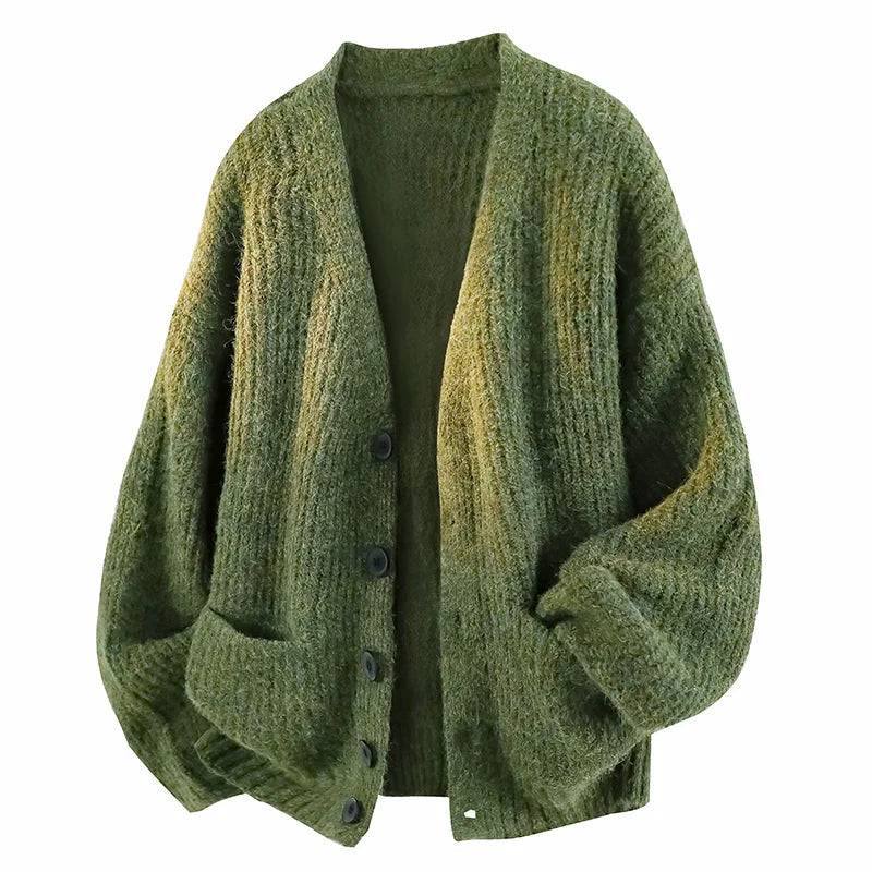 Galienne - Cárdigan oversize de escote en V con tacto suave