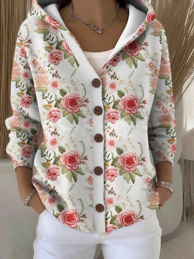 Galirae - Camisa abotonada con capucha