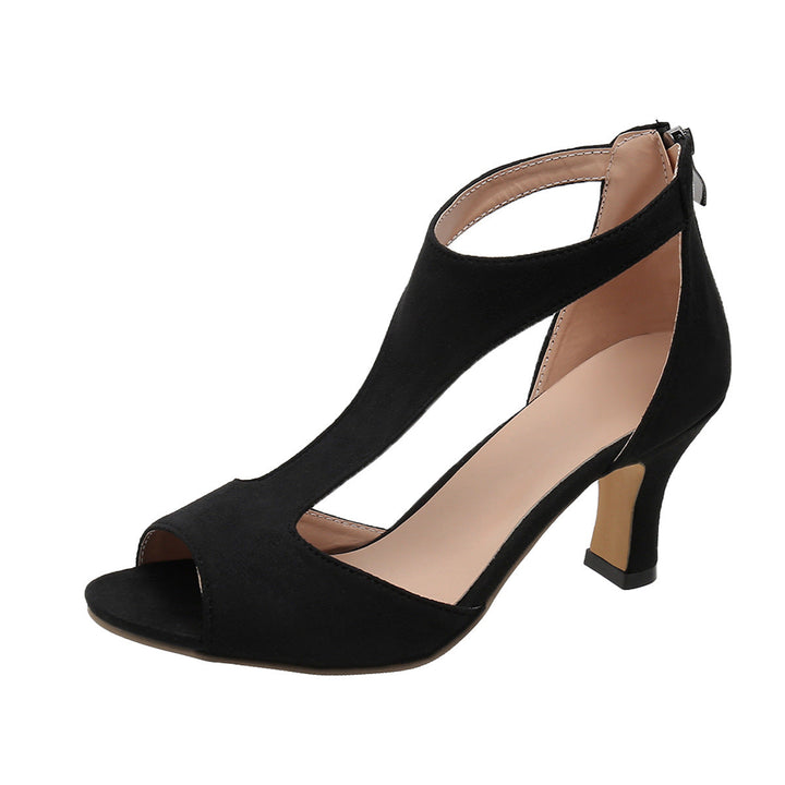 Selya - Zapatos de tacón ancho acolchados
