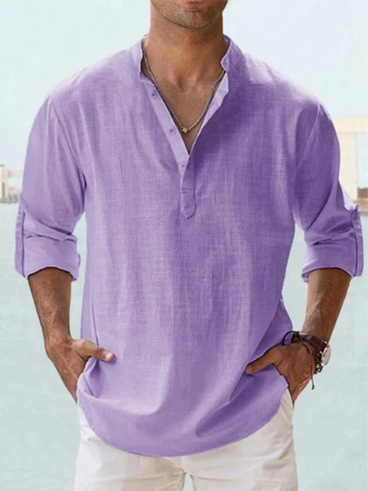 Bainford - Camisa de lino ligera