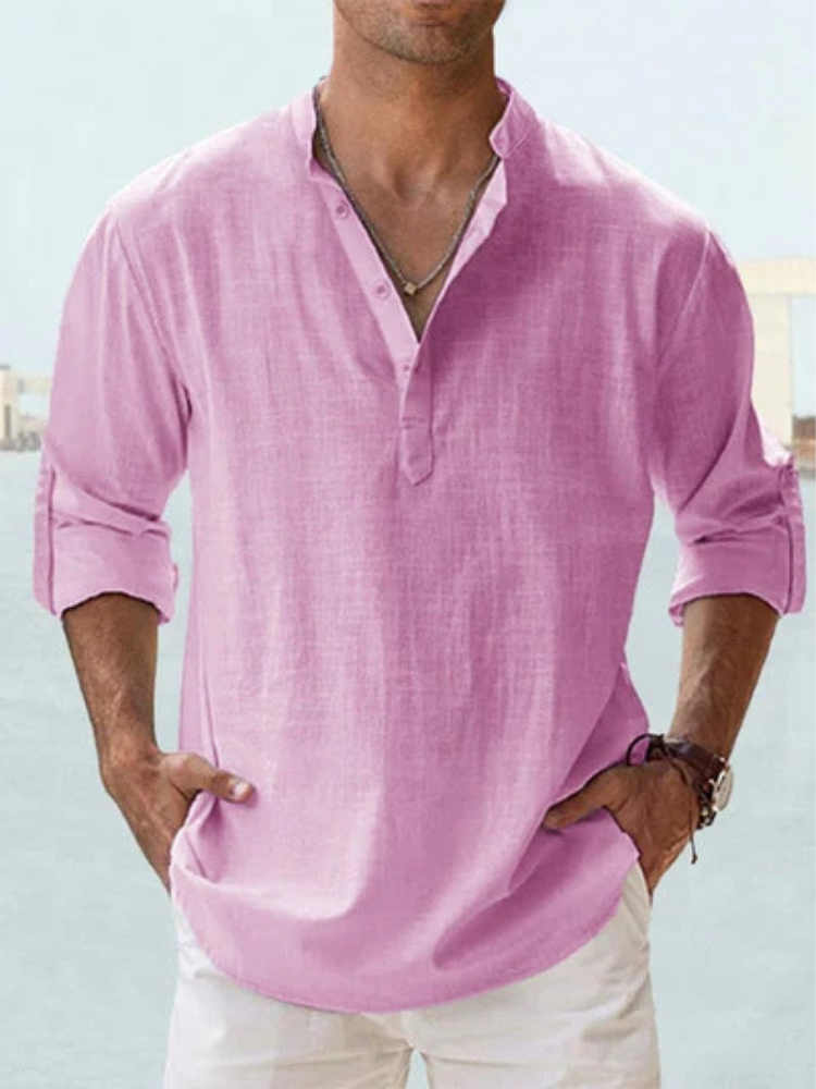 Bainford - Camisa de lino ligera