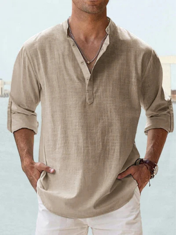 Bainford - Camisa de lino ligera