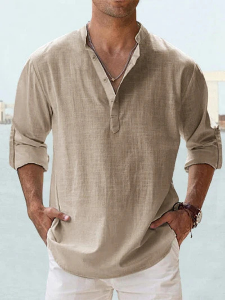 Bainford - Camisa de lino ligera
