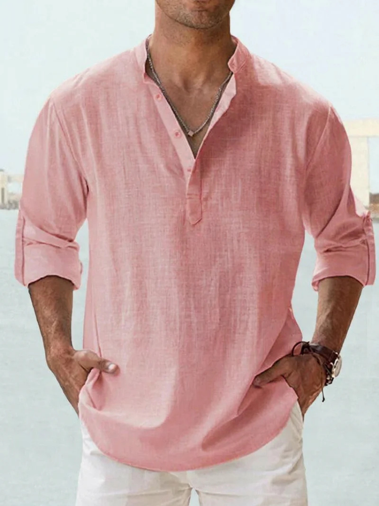 Bainford - Camisa de lino ligera