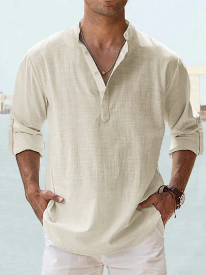 Bainford - Camisa de lino ligera