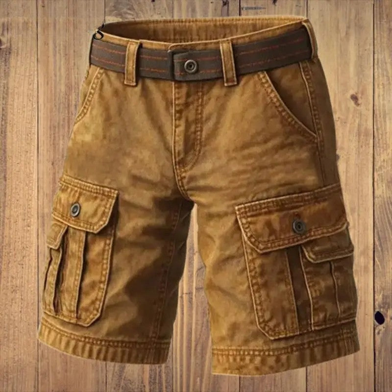 Kenji - pantalones cortos cargo casuales y elegantes