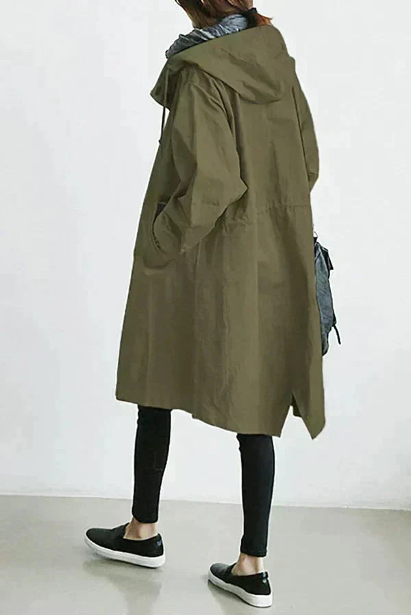 Lyonesse - Gabardina holgada resistente al agua