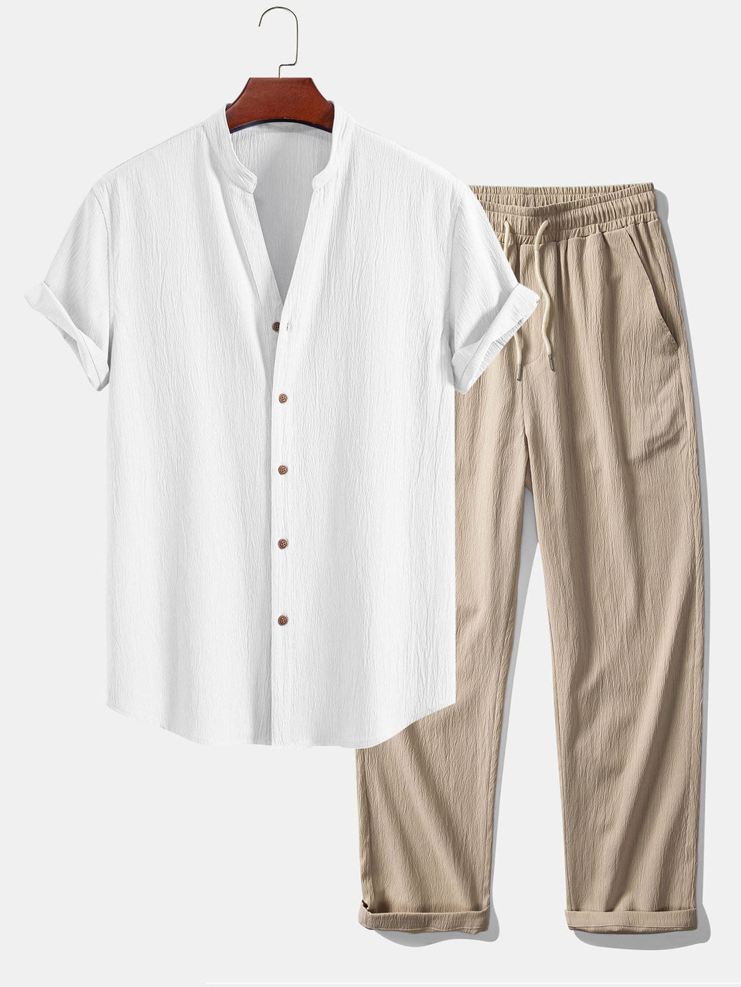 Larkin - Conjunto texturizado de dos piezas