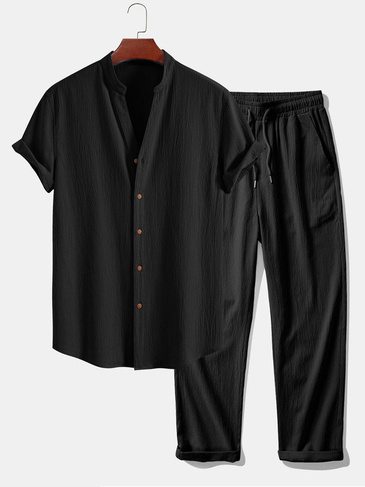 Larkin - Conjunto texturizado de dos piezas