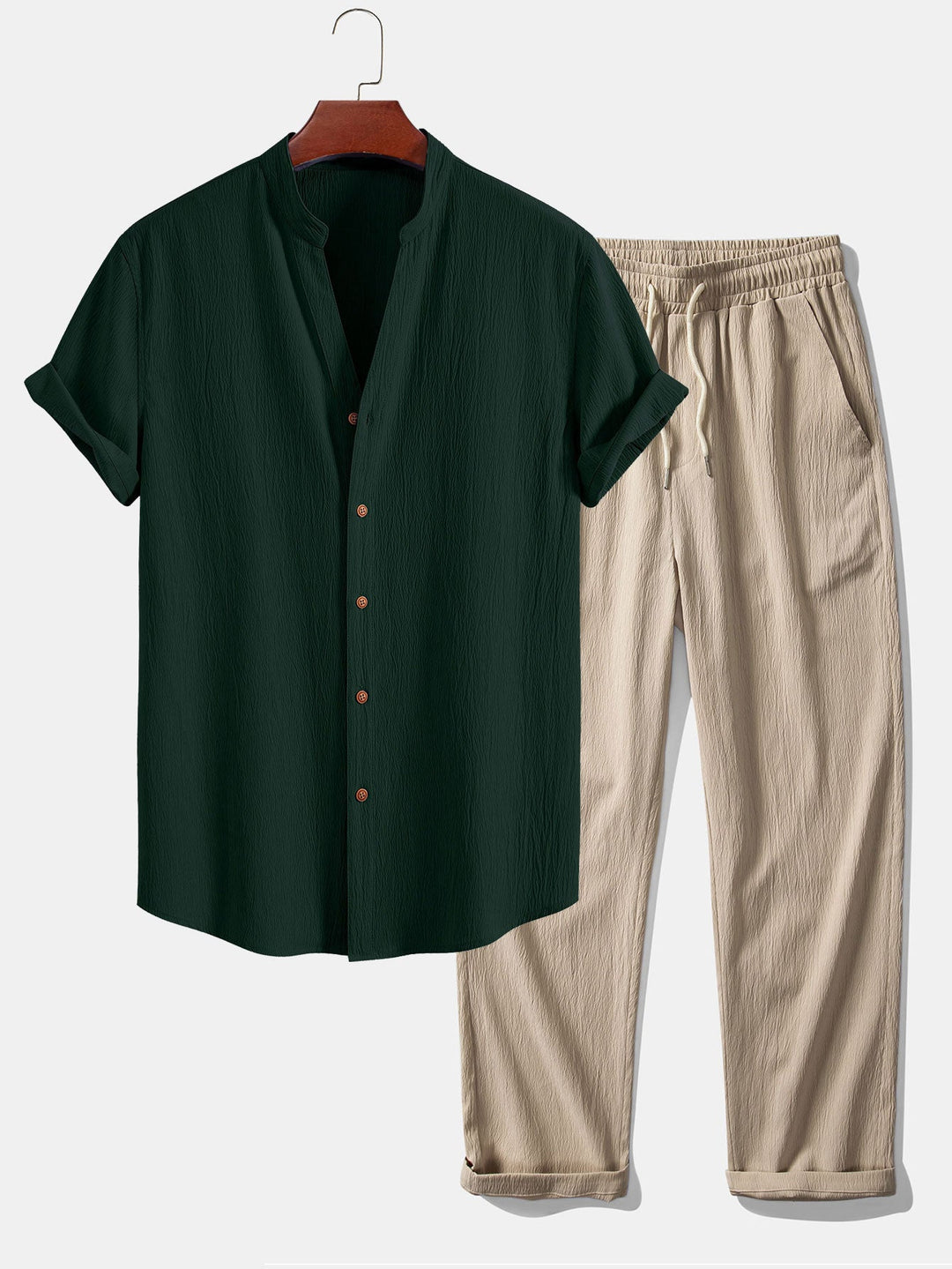 Larkin - Conjunto texturizado de dos piezas
