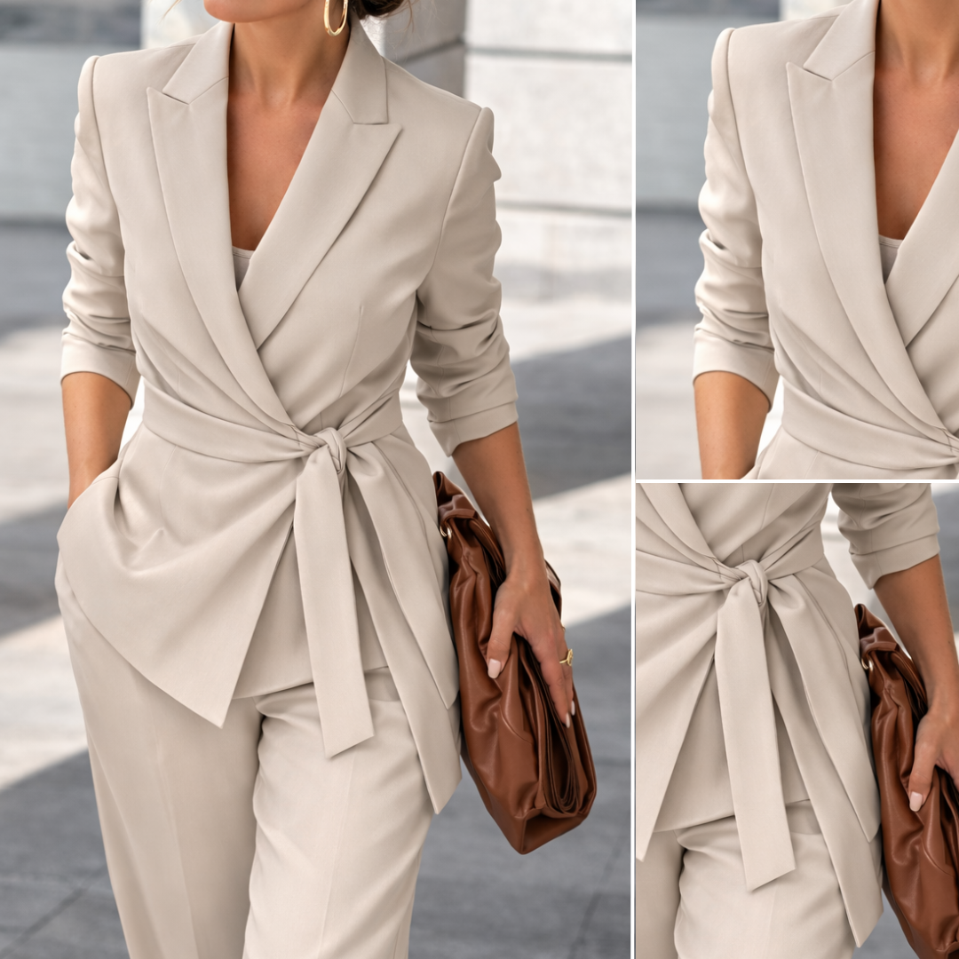 Galiah - Conjunto sastre con cintura ajustable