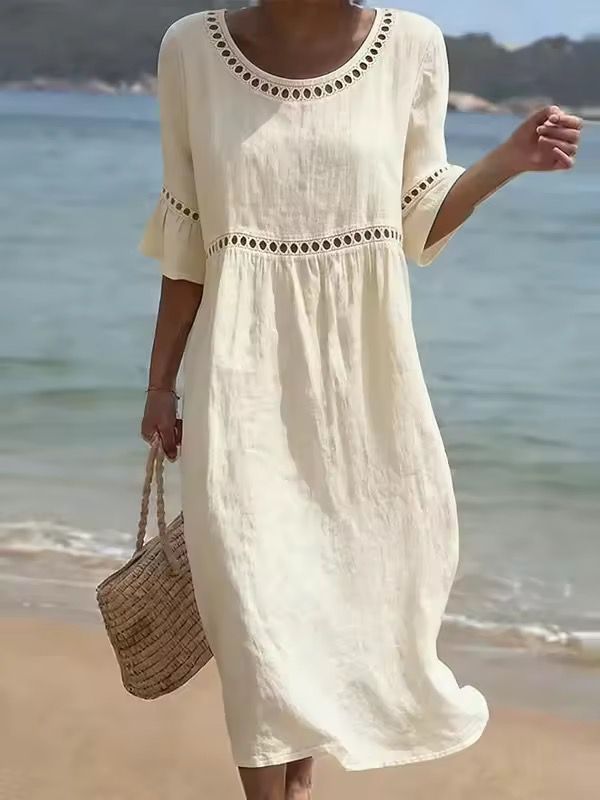 Devina - Vestido maxi fresco