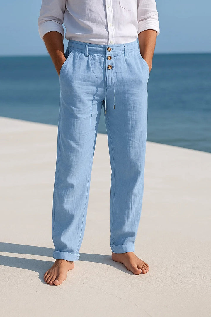 Kenneth - Pantalón ligero de lino