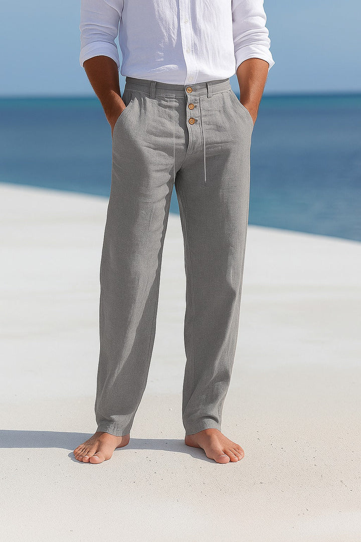 Kenneth - Pantalón ligero de lino