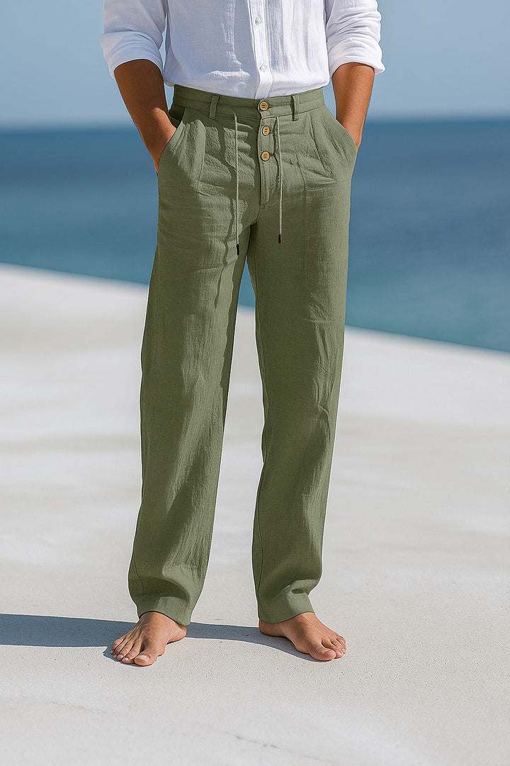 Kenneth - Pantalón ligero de lino