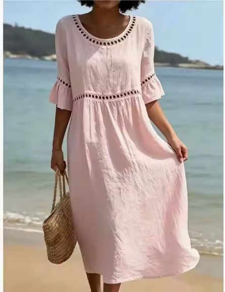 Devina - Vestido maxi fresco