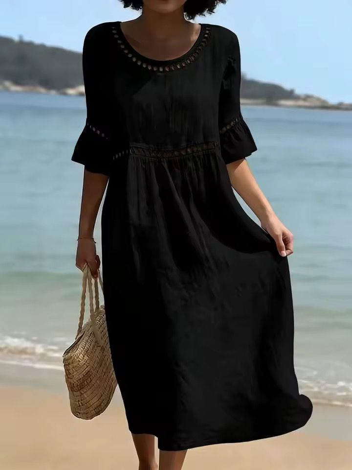 Devina - Vestido maxi fresco