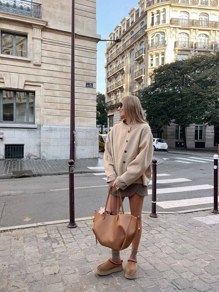 Teresa – Bolso tote con asas curvas