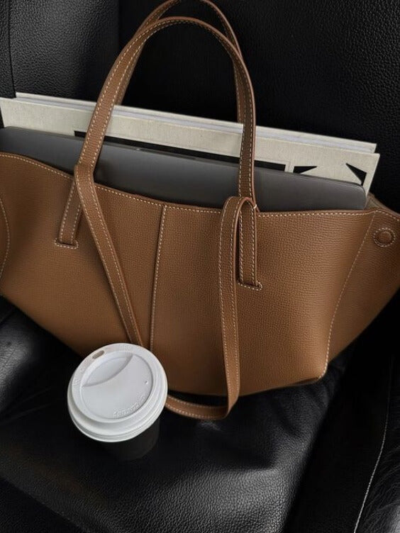 Teresa – Bolso tote con asas curvas