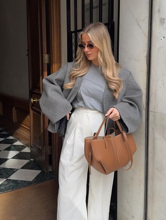 Teresa – Bolso tote con asas curvas