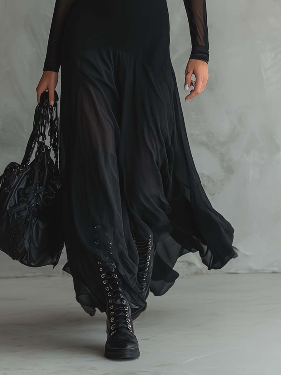 Orrila - Vestido maxi suave al tacto