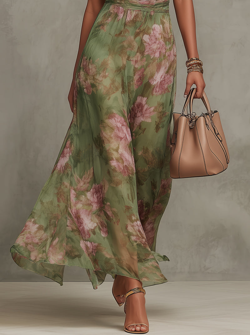Isolde - Vestido fluido con cuello halter