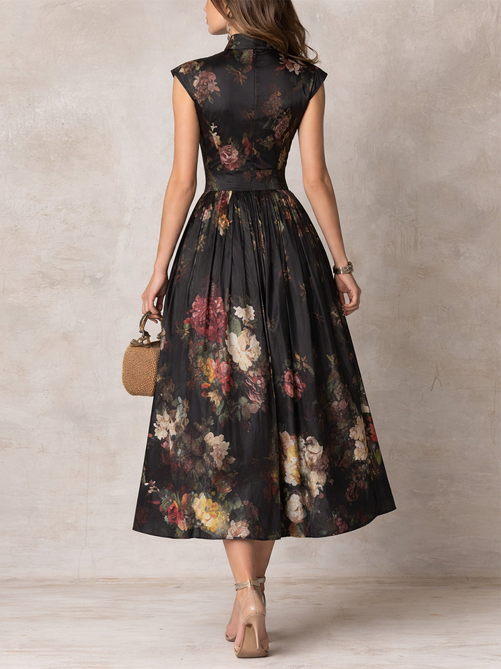 Astoria - Vestido midi satinado