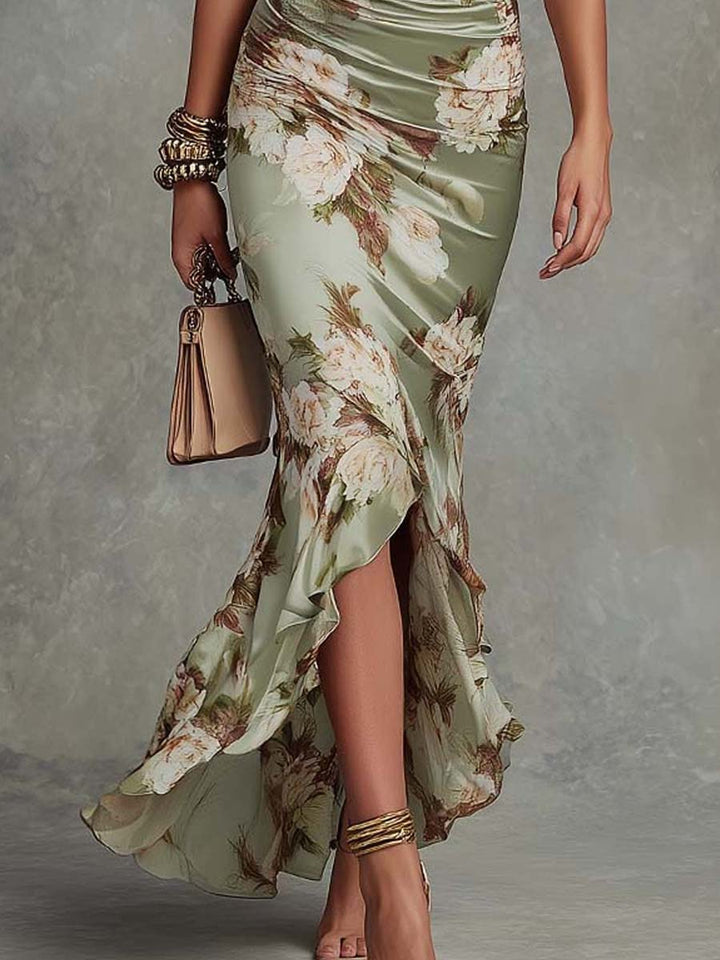 Jamie - Vestido floral de tacto suave