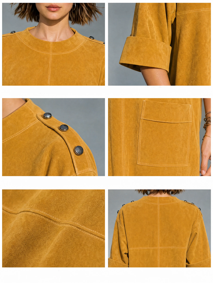 Caliandra - Minivestido retro de terciopelo