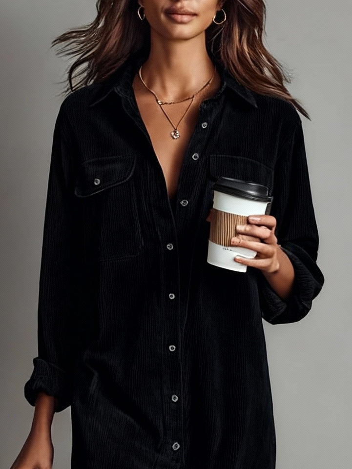 Adara - Vestido midi de tacto suave