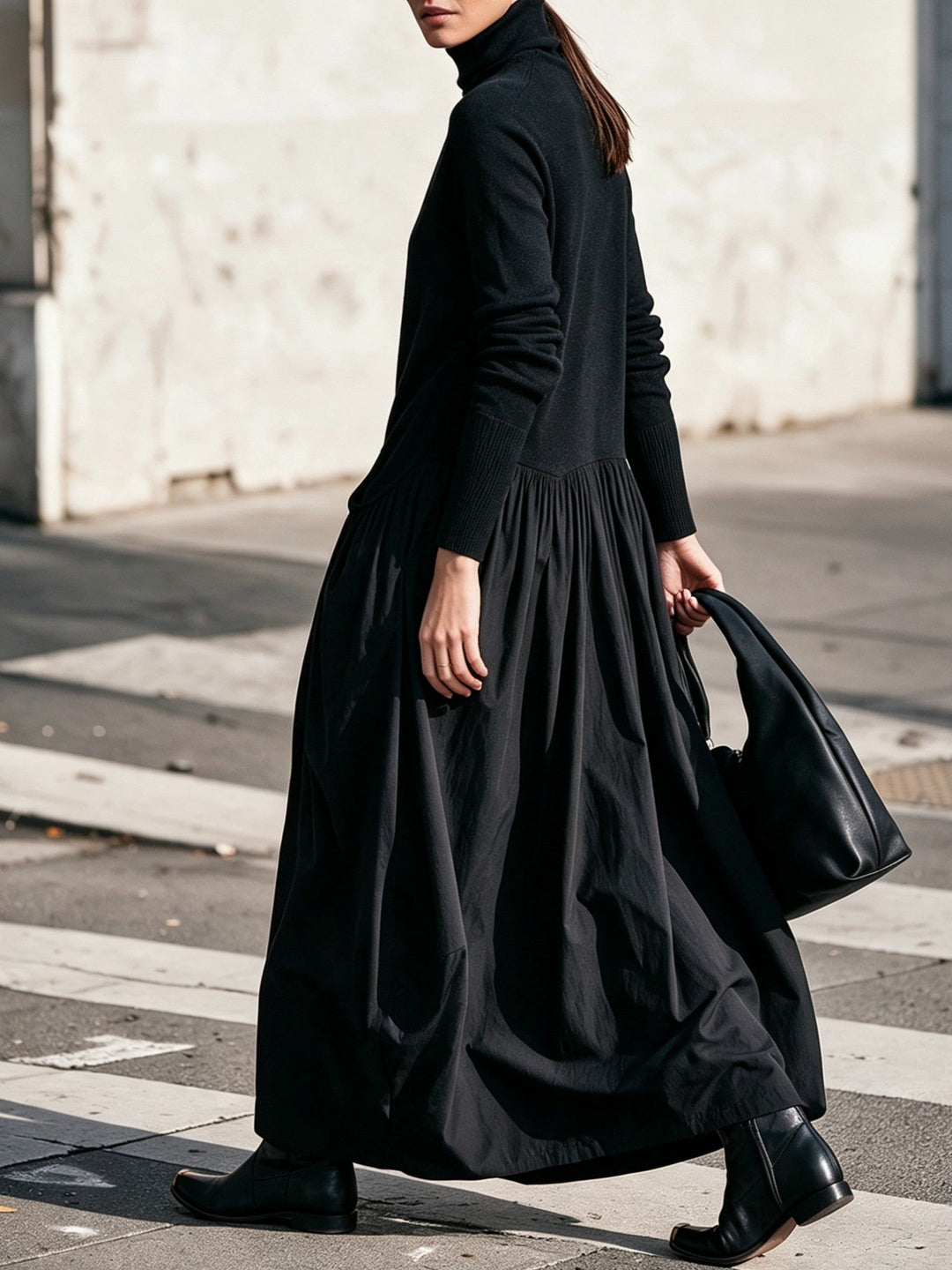 Jessa - Vestido oversize de tacto suave