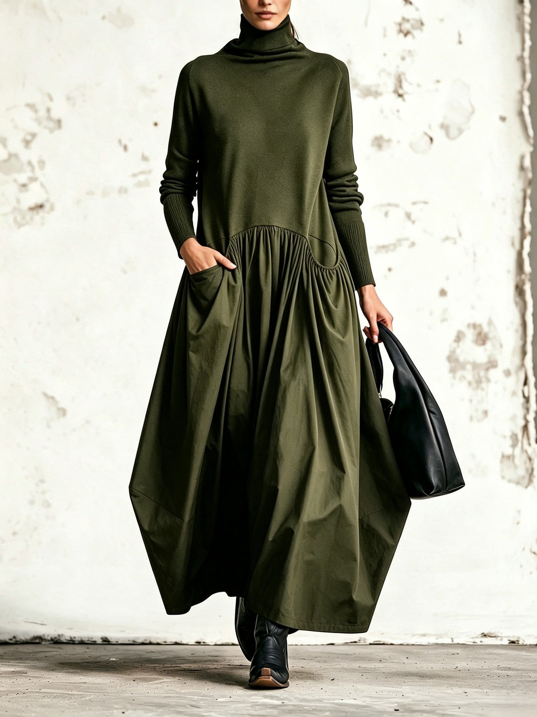 Jessa - Vestido oversize de tacto suave