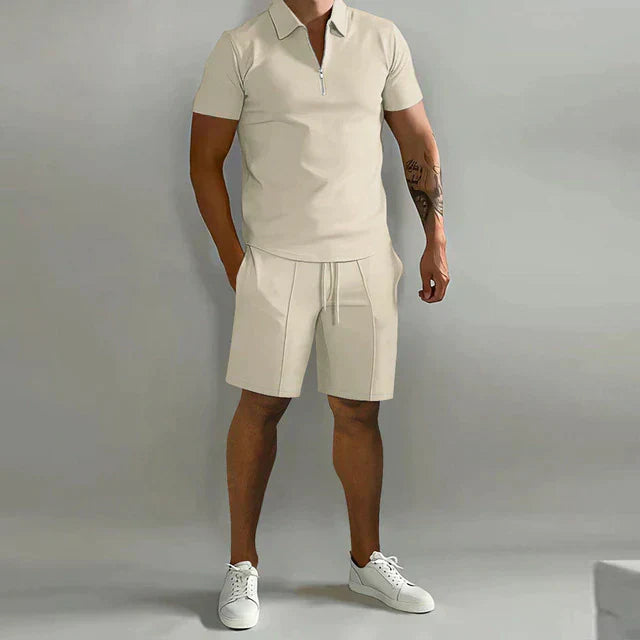 Fenton - Conjunto ligero de polo y shorts