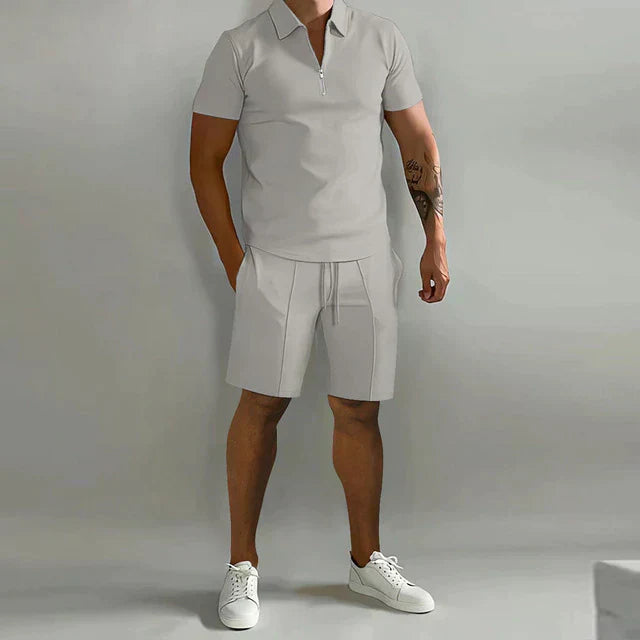 Fenton - Conjunto ligero de polo y shorts