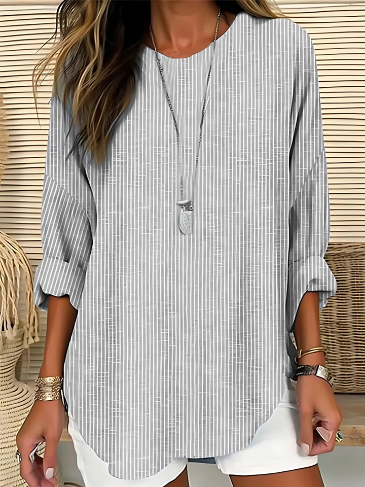 Wistera - Blusa a rayas de tacto suave