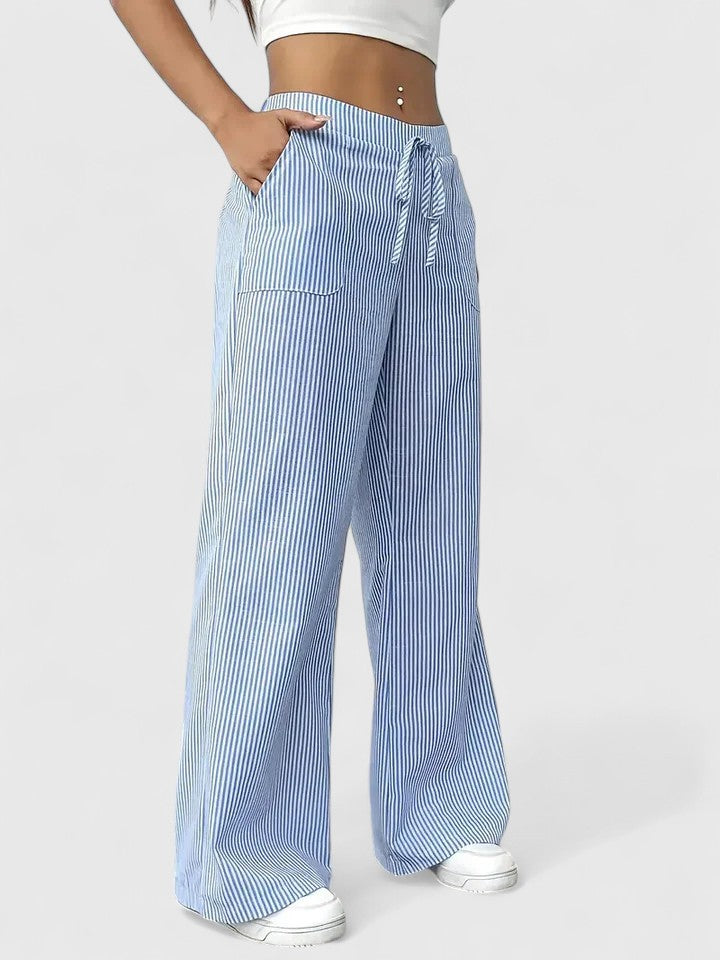 Chelsea - Pantalones con cordón ajustable de tacto suave