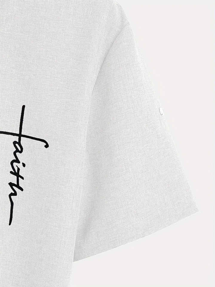 Harlan - Camisa texturizada de cuello alto