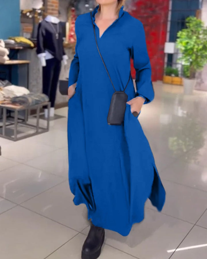 Kesslyn - Vestido maxi suave al tacto