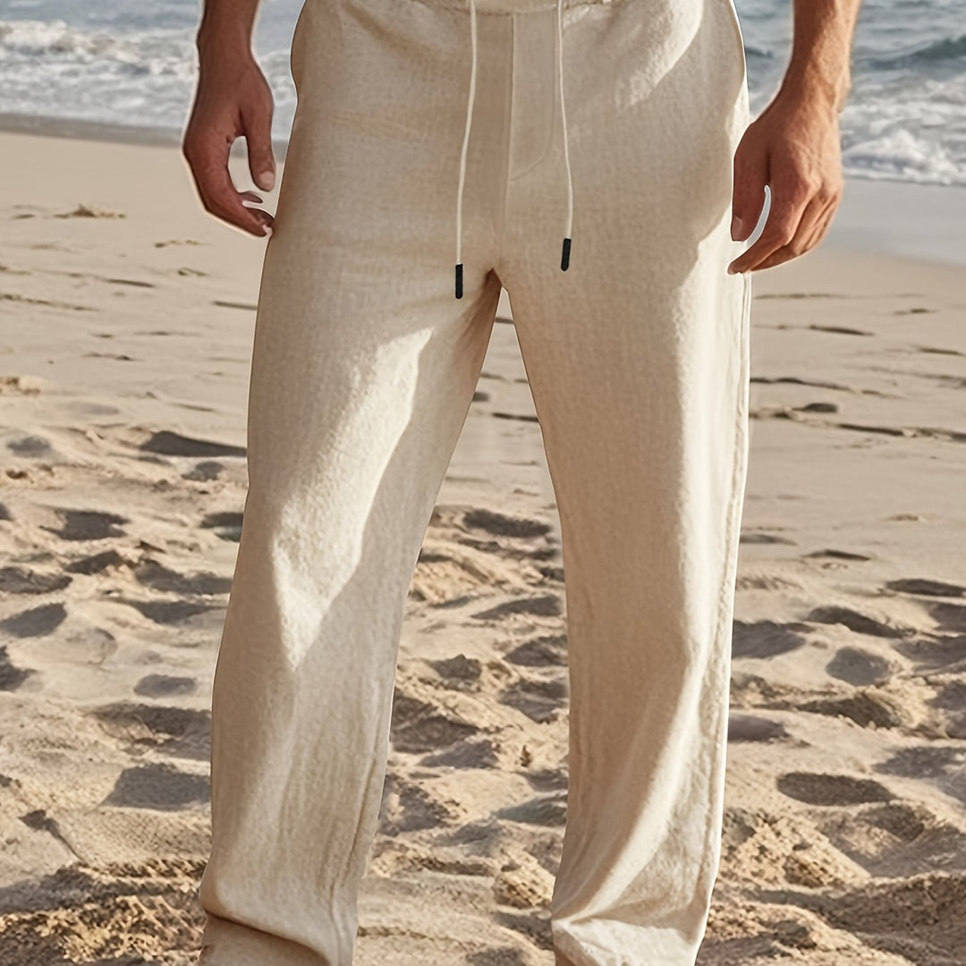 Wilfred - Pantalones de lino de corte relajado