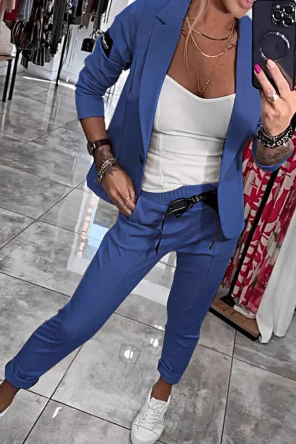 Devora - Conjunto de dos piezas casual elegante