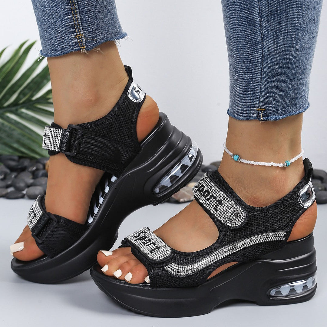 Marzena - Sandalias deportivas con plataforma