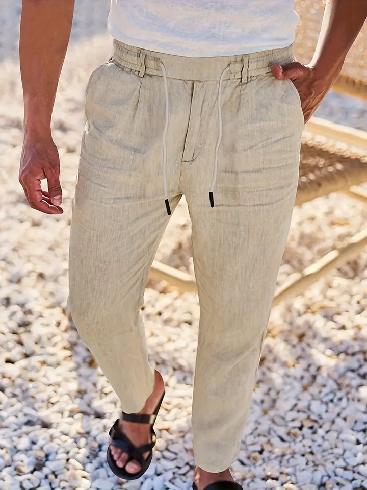 Daxon - Pantalones casuales elegantes