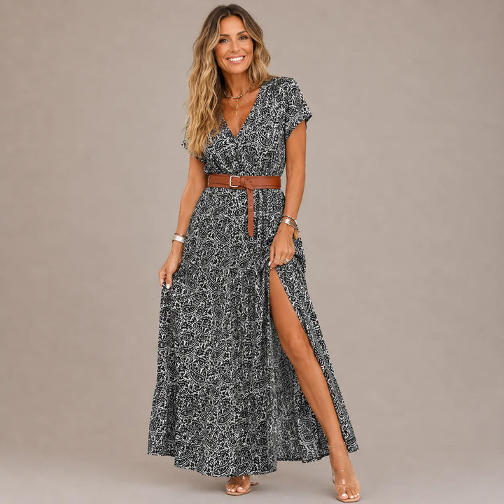 Helisara - Vestido largo boho fresco