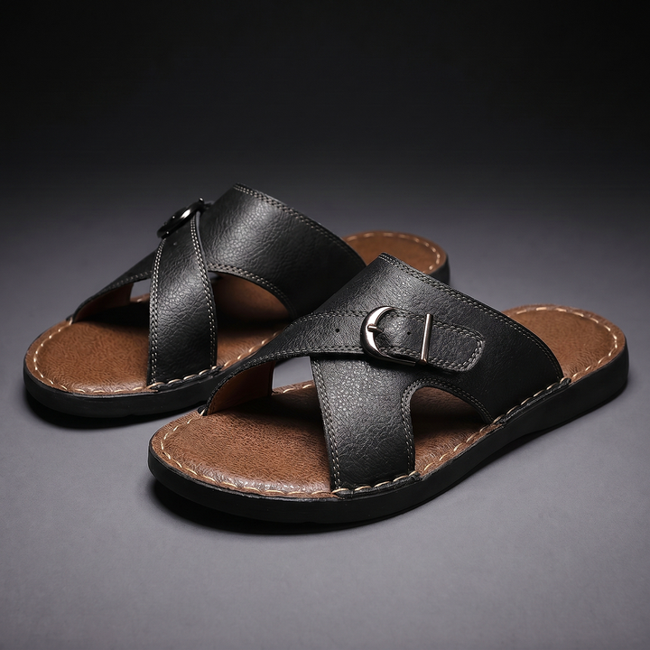 Camden - Sandalias cruzadas premium
