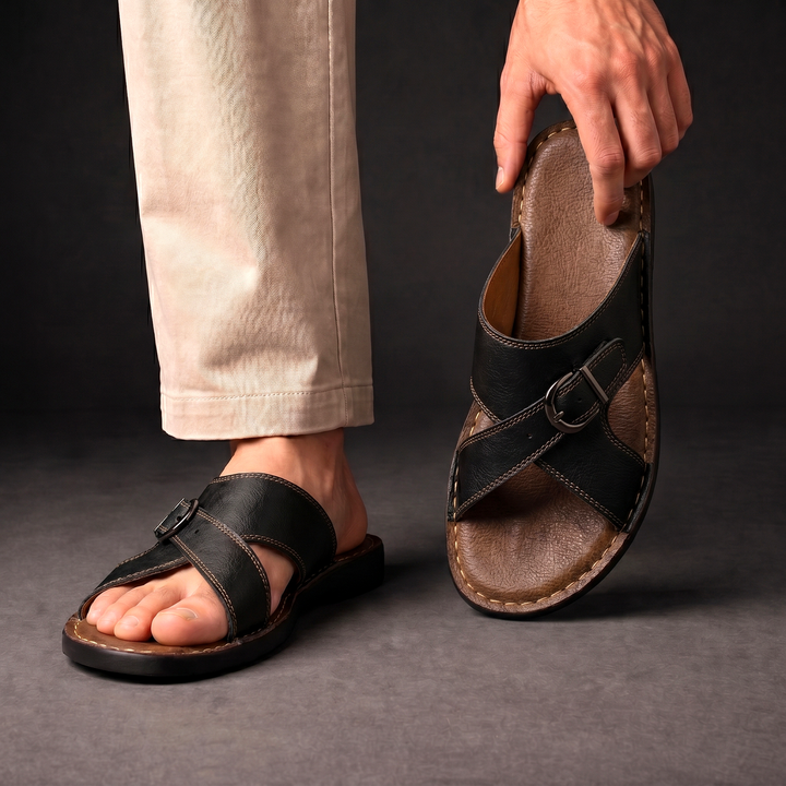 Camden - Sandalias cruzadas premium