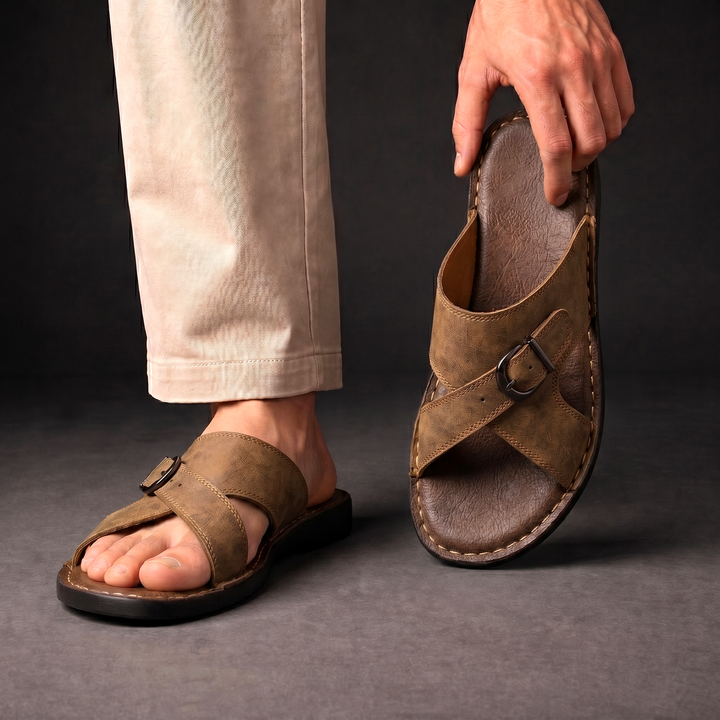 Camden - Sandalias cruzadas premium