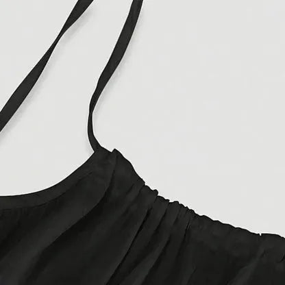 Melody - Vestido midi cruzado con escote en V y tacto suave