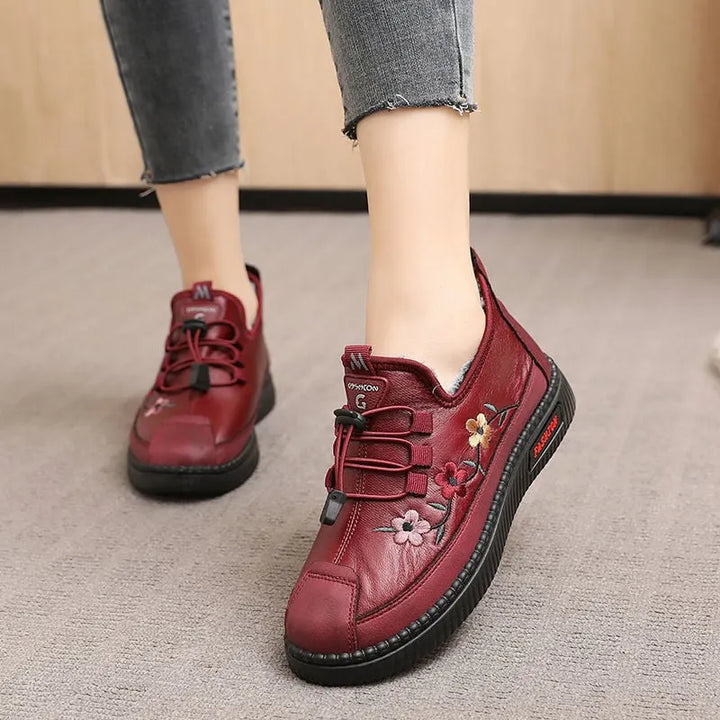 Verisse - Botines cómodos con bordado floral