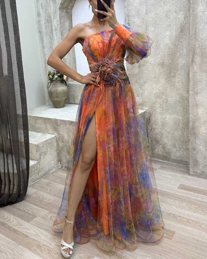 Mila - Vestido de manga larga, suave al tacto